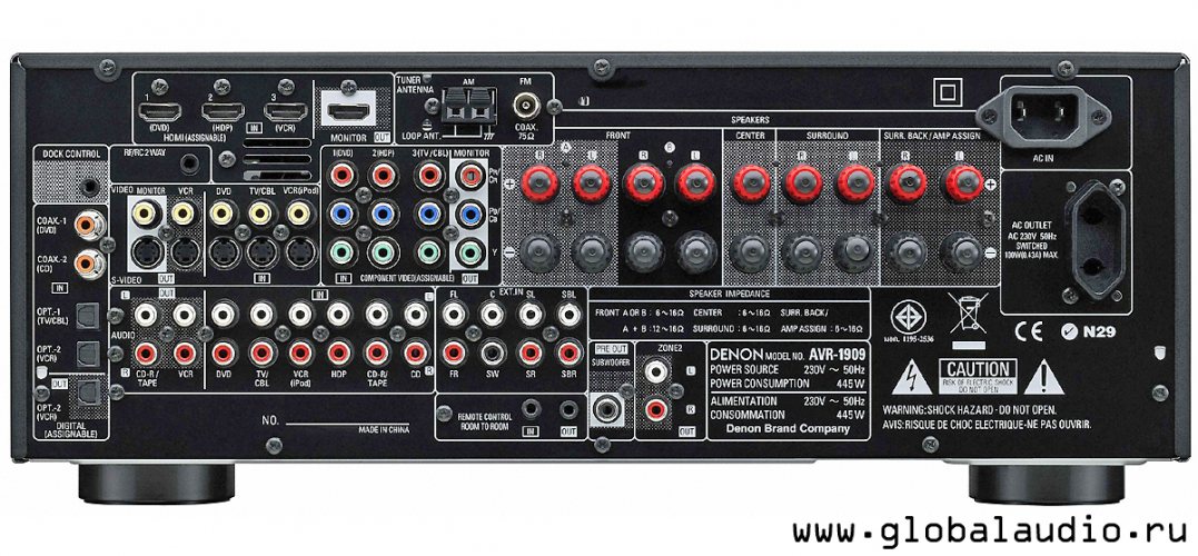 AVресивер Denon AVR1909
